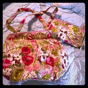 Vera Bradley- Bag & Wallet - Make me Blush